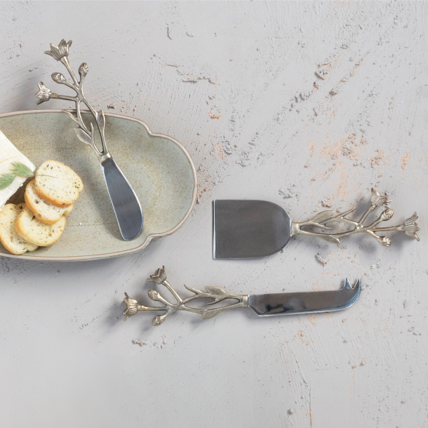 Floral Handle Cheese Knives (set of 3) - Image 2