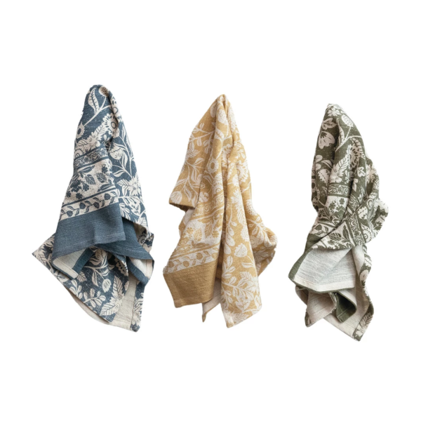 Floral Printed Tea Towel - Image 6