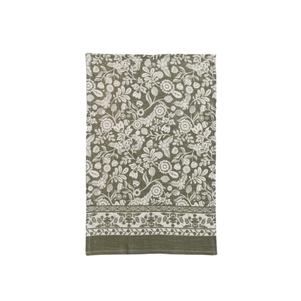 Floral Printed Tea Towel - Image 4