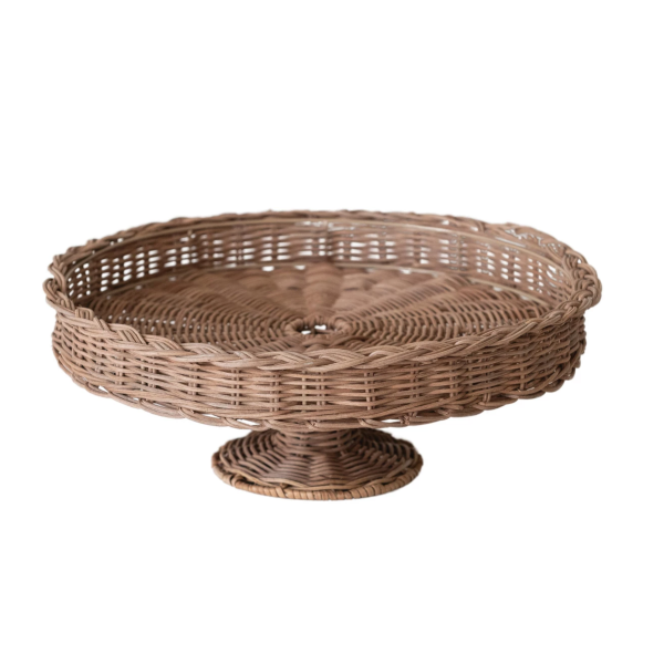 Hand-Woven Rattan Stand - Image 2