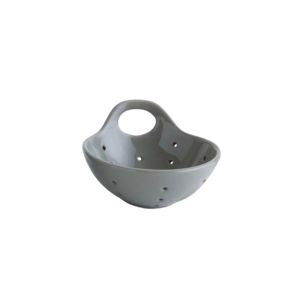 Handled Stoneware Berry Bowl - Image 4