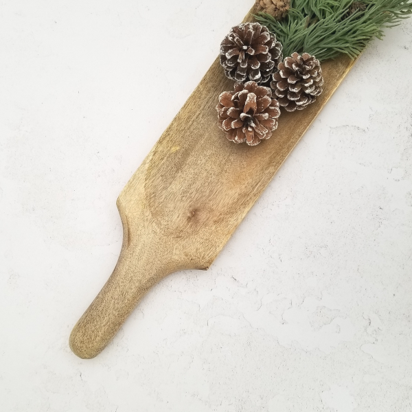 Mango Wood Serving Board with Handle - Image 6