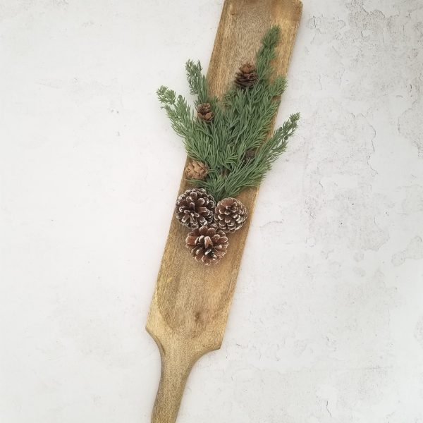 Mango Wood Serving Board with Handle - Image 7