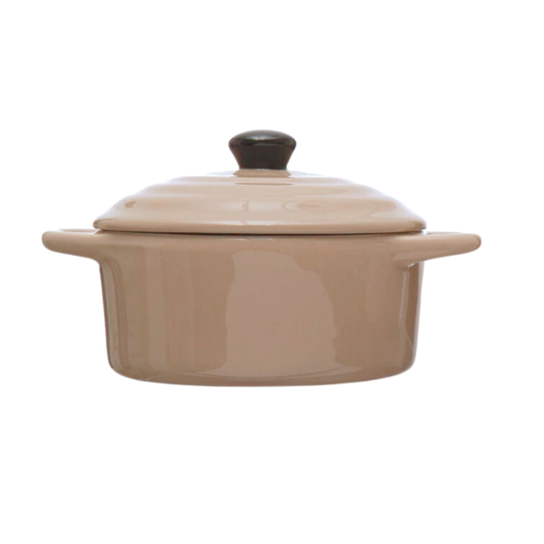 Stoneware Mini Lidded Baker - Image 5