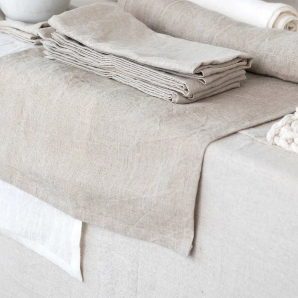 Stonewashed Linen Table Runner - Image 2